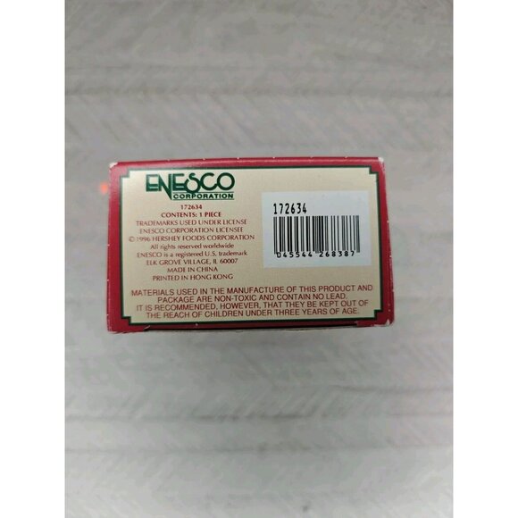 Vtg Hershey's Chocolate Ornament Vending Machine Elf 1996 Enesco - Picture 5 of 6